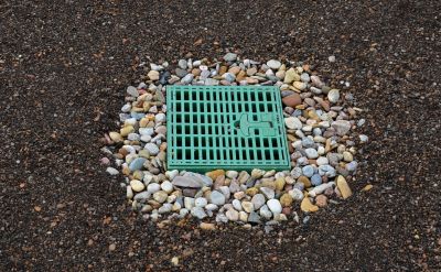 french drain installation