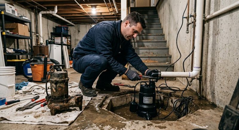 Ejector Pump Installation in Providence, RI