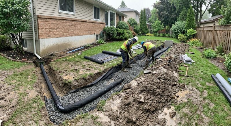 Rainwater Drain Installation in Birmingham, AL